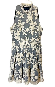 New Erin Fetherston Lace Organza Dress 10 Ivory Black Embroidered Party Wedding - Picture 1 of 4