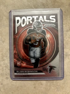 BIJAN ROBINSON 2023 Panini Prizm Football Portals Rookie Card RC #PO-8 Falcons - Picture 1 of 2