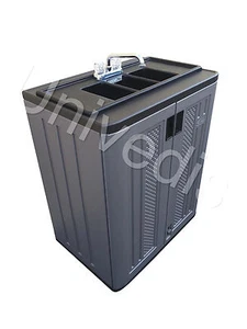 PORTABLE SINK SELF CONTAINED mobile 3 COMPARTMENT Drainboards original UNIVEDIS - Picture 1 of 3