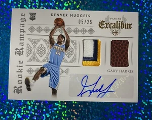 2014-15 Panini Excalibur - GARY HARRIS (RC Auto) RPA #d /25- Dual NBA - Picture 1 of 5