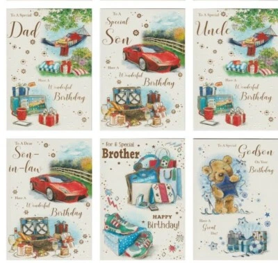 XPRESS YOURSELF Male Relation Birthday Card ~Great Grandson, Nephew, Uncle, Cousin, Grandson Etc