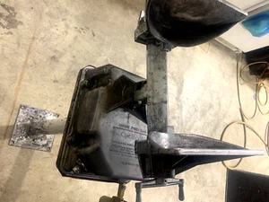 Cyclone Air Driven Pneumatic Aluminum Paint Can Shaker Machine M-232X And Stand - Picture 1 of 9
