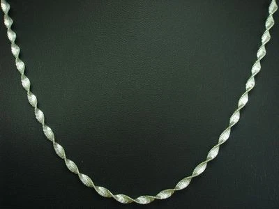 925 Argento Sterling Collier/Collana / Vero Argento/50,0cm/7,2g - Immagine 1 di 3