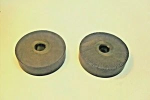 qty 2 - Soft Rubber Pads, Spacers, Bumpers 1/2" Bore, 2-12" od, 11/16" Thick - Picture 1 of 4