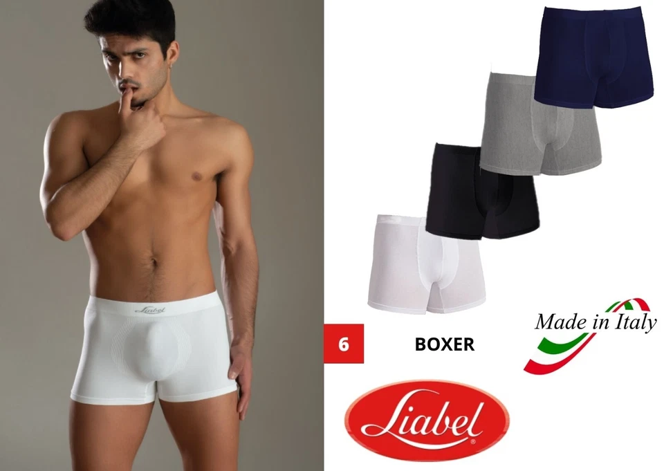 Boxer Uomo Liabel in Microfibra  Elasticizzato Seamless (no stress) 010 - Immagine 1 di 3