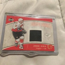 2005-06 Upper Deck Ice Frozen Fabrics Jarome Iginla #JI HOF