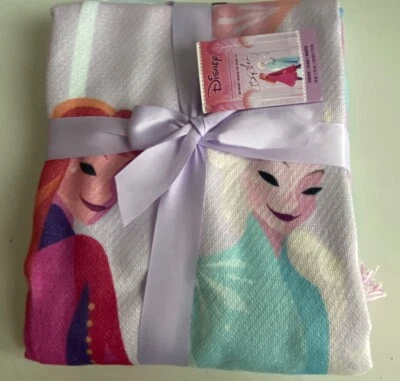 Disney Frozen Throw Blanket Artist Brittney Lee Elsa Anna Olaf 50' x 70" NEW - Image 1 of 4