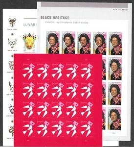 1st 3 IMPERF. (NO DIE-CUT) 2024 Issues/ Panes of 20, MNH--5826a, 5829a, 5830a - Picture 1 of 4