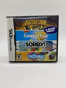Battleship/Connect Four/Sorry/Trouble (Nintendo DS, 2007) - Picture 1 of 3