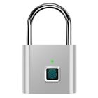 Fingerprint Padlock,Portable -Theft USB Charging Fingerprint Lock for V3F6