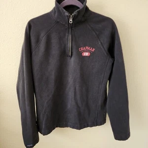 Vintage Chapman University 1/4 Reißverschluss Pullover Sweatshirt Damen Large Jansport - Bild 1 von 3