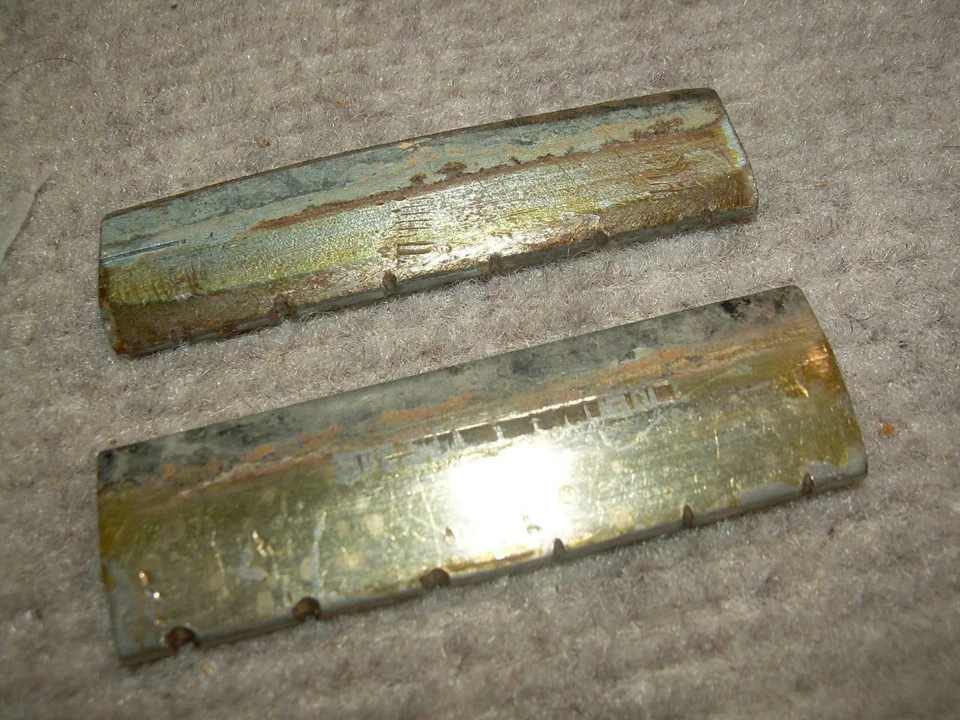 Винтажные гайки для грифа гитары начала 1960-х National Valco двойной гриф сталь #3401 - Изображение 1 из 1