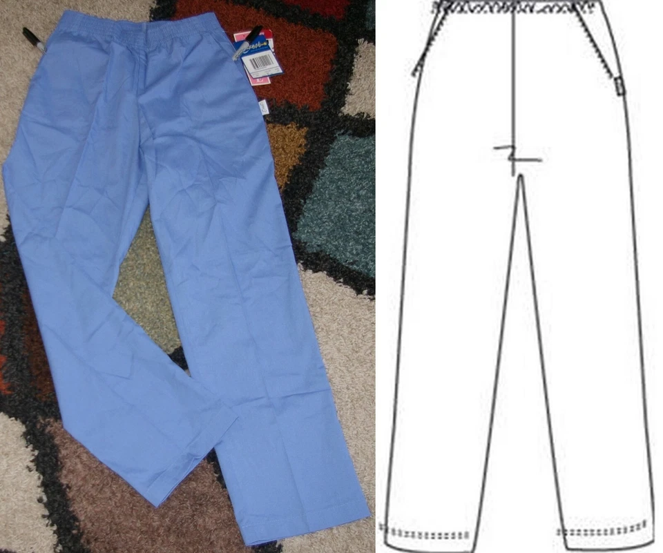 Pantalón Exfoliante Crest Mujer Cintura Elástica con 2 Bolsillos Pierna Relajada Talla XS y S Foto 1 de 1