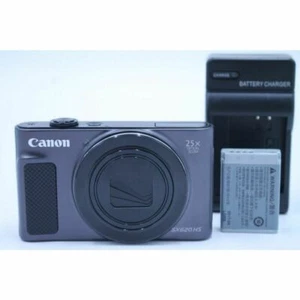 Canon PowerShot SX620 HS Black Compact Digital Camera w/Battery Used - Picture 1 of 8