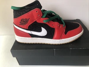 Air Jordan 1 Retro Mid Se Christmas Tree Size 10.5 - Picture 1 of 5