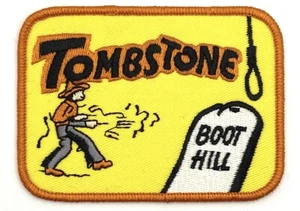 Tombstone Arizona AZ Boothill Graveyard Western Vintage Style Retro Patch - Bild 1 von 1