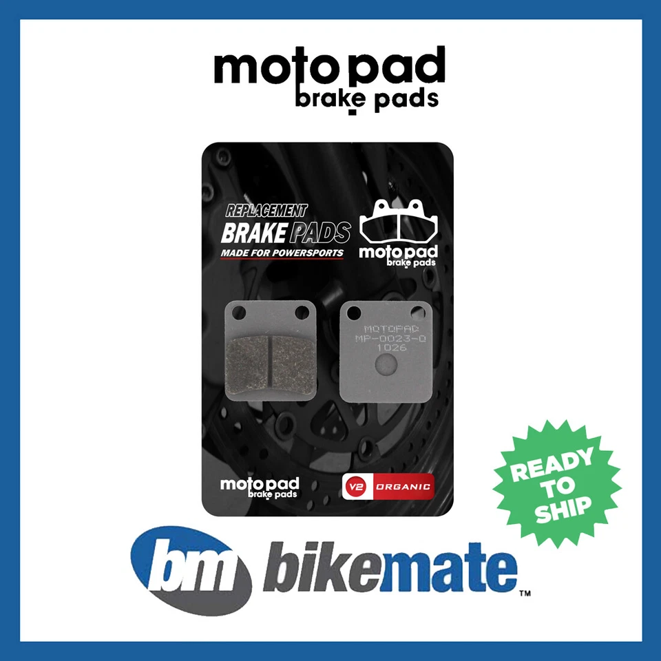 Pastilhas de freio dianteiras esquerdas orgânicas para SUZUKI DR 125 S Raider 1986 1987 1988 1989 - Imagem 1 de 1