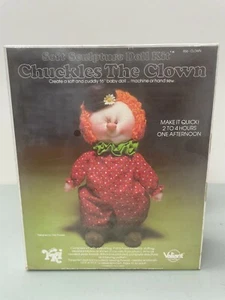 Soft Sculpture Doll Kit Valiant Chuckles the Clown Sealed 1977 - 856 - New Seale - Picture 1 of 3