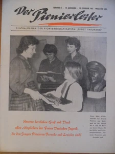 DER PIONIERLEITER 4- 20.2. 1961 Zentralorgan der Pionierorganisation FDJ Trommel - Picture 1 of 1