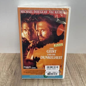 ⭐️VHS Videokassette NEU & OVP - Geist und die Dunkelheit - M. Douglas Val Kilmer - Imagen 1 de 2