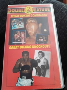 Great Boxing Comebacks / Great Boxing Knockouts (VHS) Video EUKV 4000 2 Tapes - Picture 1 of 5