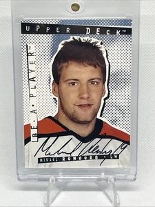 Mikael Renberg Auto 1995-96 Upper Deck Be A Player Philadelphia Flyers - Picture 1 of 2