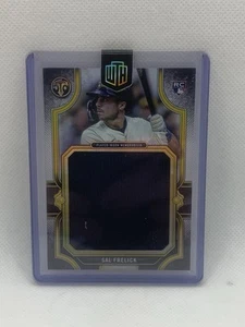 2024 Topps Triple Threads Rookie Jumbo Relic Sal Frelick 08/48 Milwaukee Brewers - Picture 1 of 8