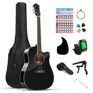 41" Akustikgitarre für Anfänger Erwachsene Teenager Full Size Guitarra Acustica mit... - Bild 1 von 7