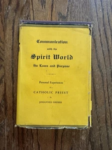 1932 COMMUNICATION WITH THE SPIRIT WORLD Johannes Greber Hardcover - Foto 1 di 11