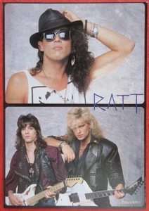 RATT WARREN DeMARTINI Stephen Pearcy Robbin Crosby 1987 CLIPPING JAPAN IR 3M - Picture 1 of 2
