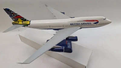 British Airways BOEING 747 400 S. AFRICA modelo de escritorio de avión de cola Wooster 1:250 Foto 1 de 3