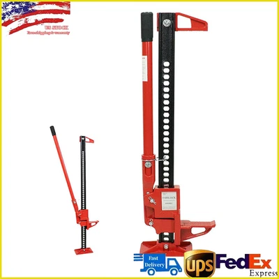 60" High Lift Farm Utility Farm Jack 3 Ton/6000lbs Ratcheting Off Road Farm Jack Foto 1 de 4