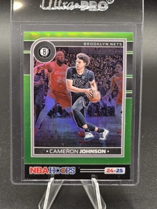 2024-25 NBA Hoops Cameron Johnson Green Prizm /149 #90 Brooklyn Nets - Picture 1 of 2