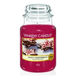 Yankee Candle Frosty Gingerbread Duftkerze im Glas für festliche Stimmung - Bild 1 von 9
