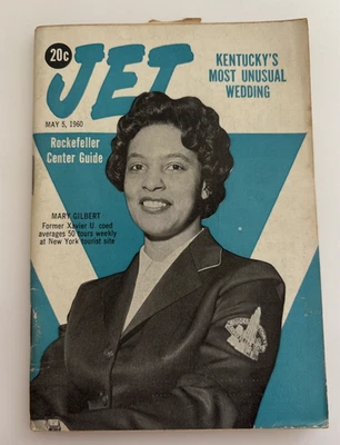 JET Magazine May 1960 Mary Gilbert Rockefeller Center Guide GOOD Paper Overhang - Image 1 of 4