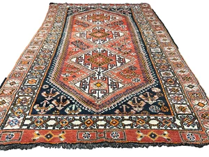 Alfombra oriental anudada a mano Gaschgai 260x155 cm carpet rug - Imagen 1 de 22
