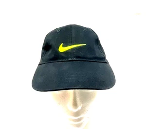 Nike Black Toddler With Neon Yellow Swoosh Child Adjustable Cap Hat - Picture 1 of 6