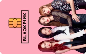 Black pink Credit l Debit Card Sticker Phone Tumbler Laptop - Picture 1 of 2