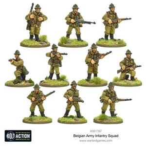 Bolt Action Belgian Army Infantry squad New - Picture 1 of 1