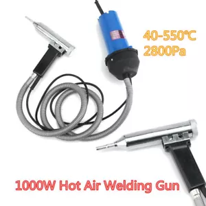 Neu 1000W Heißluft Schweißpistole Pistole Kunststoff Schweißer Heißgas Schweißer Kit - Bild 1 von 5