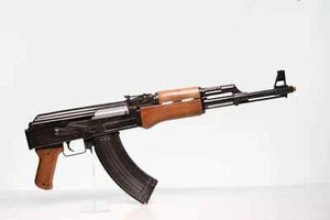 AK-47 Rifle No Stock Prop Costume Replica Soviet AK Rifle Gun - Gun Metal - Picture 1 of 3