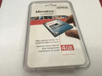 Tarjeta de memoria 1 pieza 4 GB HITACHI Microdrive Compactflash CF TIPO II NIKON CANON  Foto 1 de 4