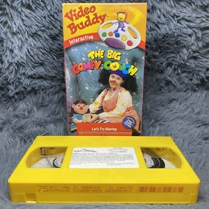 Video Buddy Interactive The Big Comfy Couch Let’s Try Sharing VHS Tape 1999 Rare - Picture 1 of 8