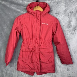 Columbia Omni Heat Outgrown Insulated Quilt Lined Parka Jacket Hoodie Size Small - Picture 1 of 20