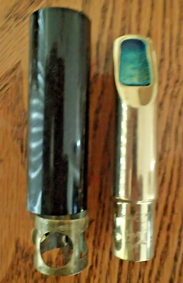 GW УСОВЕРШЕНСТВОВАННЫЙ GARY SUGAL MARK II ЛАТУННЫЙ 0,102-ДЮЙМОВЫЙ МУНДШТУК ТЕНОР-САКСОФОНА с ЛИГОЙ SELMER + КРЫШКОЙ - Изображение 1 из 4