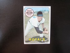 1969 Topps # 279 Roger Nelson Card Kansas City Royals