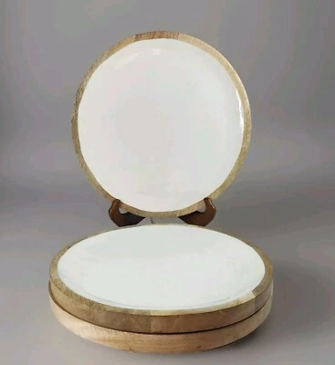 Plato de Madera Servir Charcutería Esmaltado Mango Boda Fiesta Minimalista Moderno Foto 1 de 4