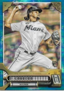 2022 Topps Gypsy Queen EDWARD CABRERA RC Blue Chrome Refractor #/150 -MARLINS- - Picture 1 of 1