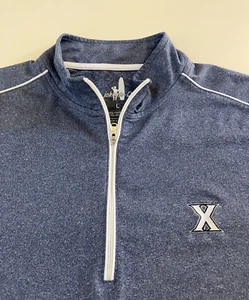 Johnnie-O 1/4 Zip Pullover Men's Size Large Long Sleeve Performance  X Logo - Picture 1 of 6