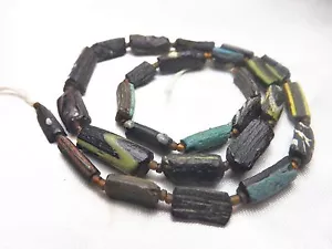 Genuine Roman Glass Beads Extreme Patina 1000-1500Yrs Old RG919 - Picture 1 of 4